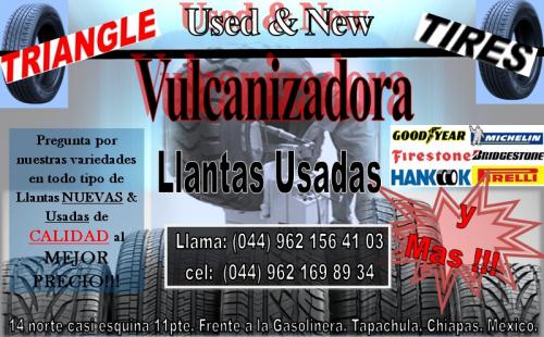 VULCANIZADORA TRIANGLE TIRES  Venta de LLANTA - Imagen 1