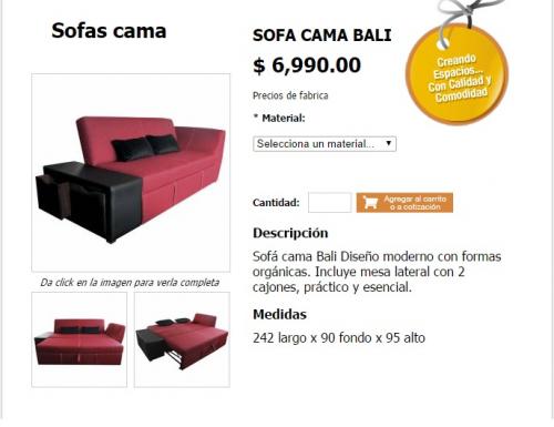 sofa cama modelo grecco fiorello italia  d - Imagen 1