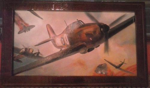 Fragmento de un avión Spitfire MK1 caído en - Imagen 1
