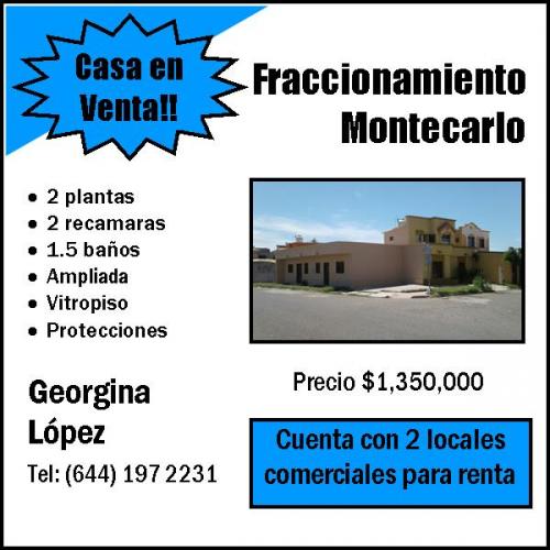 Casa en Montecarlo Tiene 2 locales comerciale - Imagen 1