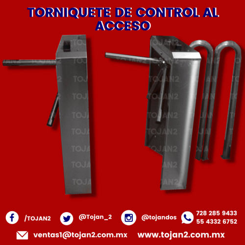 TORNIQUETE DE CONTROL AL ACCESO BIDIRECCIONAL - Imagen 1
