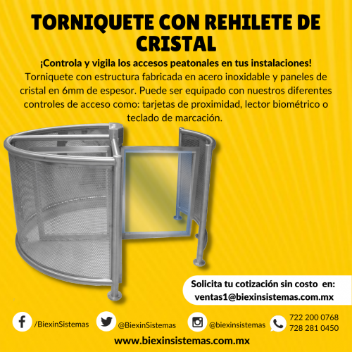 TORNIQUETE CON REHILETE DE CRISTAL Controla - Imagen 1