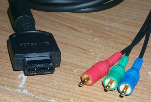 COMPRO para gamecube cable componente VERDE R - Imagen 1