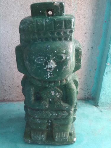 Figuras arqueológicas de jade de 45 cm de al - Imagen 1
